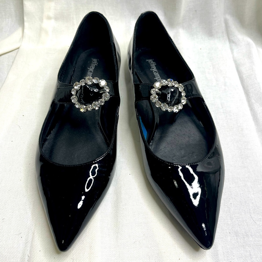 Jeffrey Campbell Black Patent Leather shoes